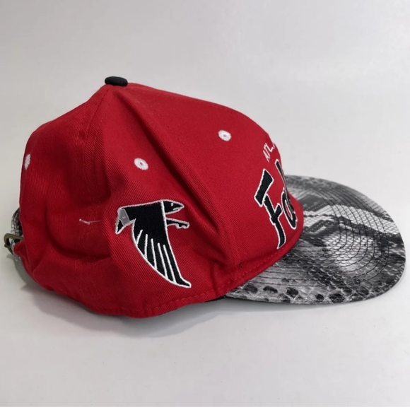 Mitchell & Ness Vintage 90's Atlanta Falcons RSVP Gallery Snakeskin Snapback Hat - Picture 9 of 16